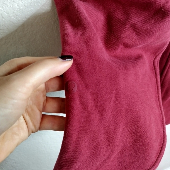 Lululemon Scuba High-Rise Jogger maroon sz 2 - Picture 7 of 8